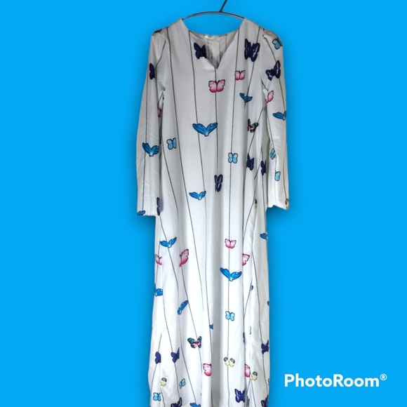 MISSLOOK butterfly print  Maxi Dress Size M - Picture 2 of 16